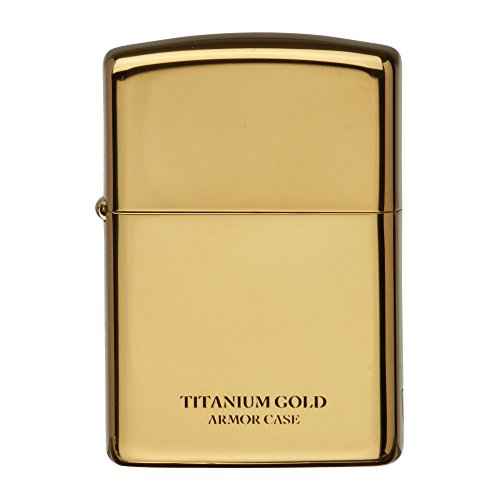 ZIPPO Lighter Armor Titanium Coating Gold 16-Gott