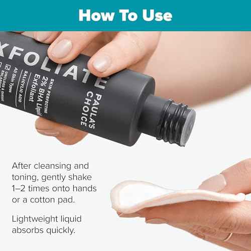 Paula's Choice SKIN PERFECTING 2% BHA Liquid Exfoliant with Salicylic Acid, Facial Polish for Enlarged Pores, Wrinkles & Fine Lines, Suitable for Blackhead-Prone Skin, Fragrance-Free