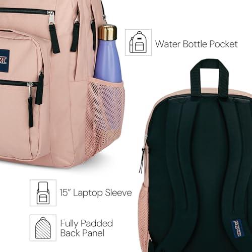 JanSport Laptop Backpack - Computer Bag with 2 Compartments, Ergonomic Shoulder Straps, 15” Laptop Sleeve, Haul Handle - B...