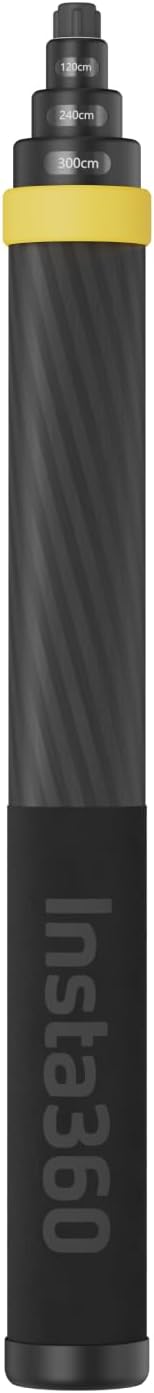 Insta360 Extended Edition Selfie Stick, 3m (9.8ft) Carbon Fiber Invisible Pole, Compatible with Insta360 Ace, Ace Pro, Ace...