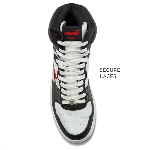 Avia 830 Men's Basketball Shoes, Retro High Top Sneakers for Men Indoor or Outdoor, Street or Court Size 7 to 16