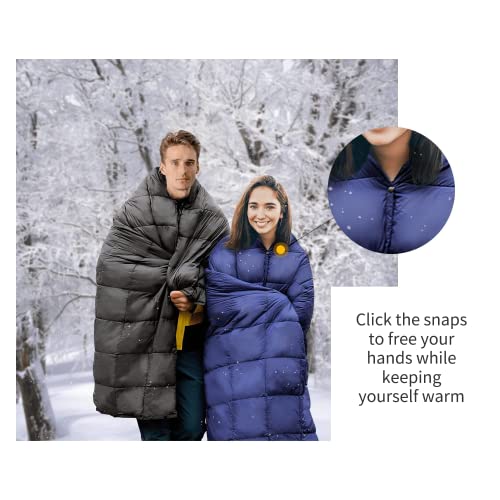 KingCamp Puffy Blankets for Cold Weather Camping, Warm Down Alternative Outdoors Indoors Quilt, Lightweight Compact Packab...