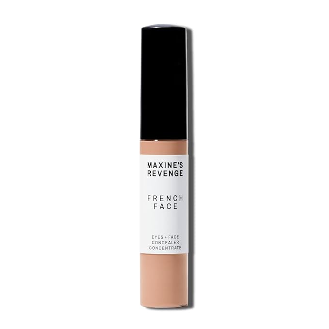 Maxine's Revenge FRENCH FACE CONCEALER | Hydrating & Blurring for Eyes + Face (Medium Peach)