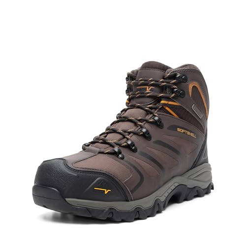 NORTIV 8 Men's Waterproof Steel Toe Work Boots