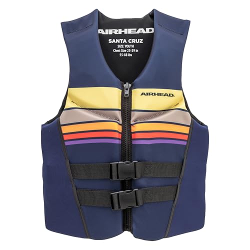 Airhead Santa Cruz Life Vest Multiple Sizes - Swim Vests for Adults, Children & Youth - Kwik Dry Neolite Fabric - USCG App...