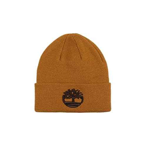 Timberland Mens Reversible Logo Jacquard Beanie