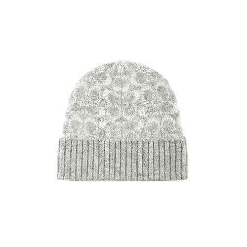Coach Women's Metallic Signature C Jacquard Beanie