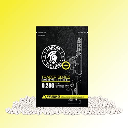 Lancer Tactical Pro Series 0.28g Tracer Airsoft BBS 4000 RoundsX3