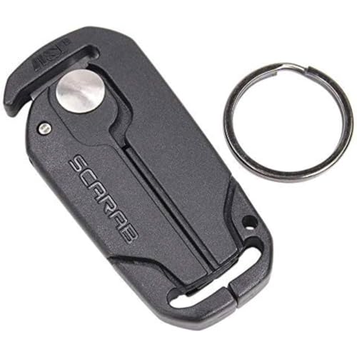 ASP Scarab Cutter for Tri-Fold Restraints, Clippers for Safe Removal of Disposable Cuffs, Compact Safety Blade for Removin...