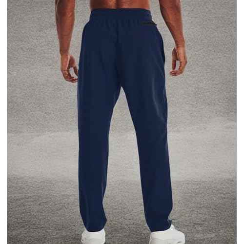 Under Armour Men's UA Elite Straight Leg Pants 1372614 (Large, Academy/Black-408)