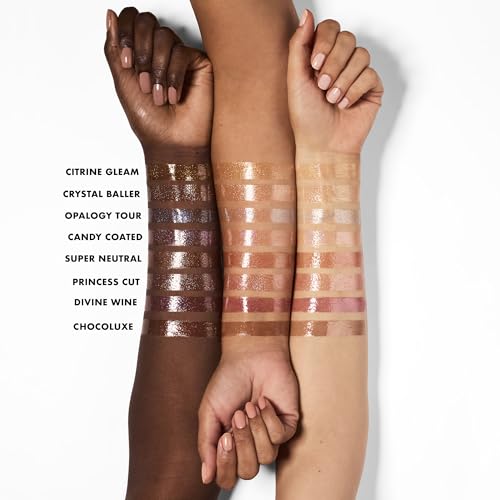 e.l.f. Glow Reviver Lip Oil, Nourishing and Hydrating with High-Shine Glimmer Finish & Sheer Wash Of Color, Minty Scent, N...