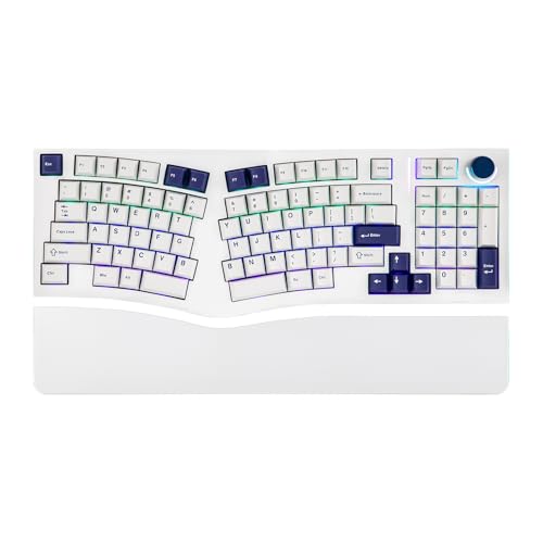 MechLands Feker Alice98 Ergonomic 98 Keys Custom Mechanical Keyboard, VIA Programmable, USB-C Wired Gaming Keyboard, Hot S...