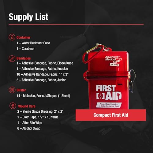 Adventure Medical Kits First Aid, Water-Resistant Kit - (Pack of 2)