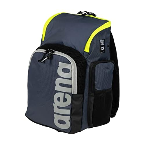 Arena Spiky III Backpack 35 Unisex Travel Gym Rucksack for Men and Women, Training Gear Equipment Bag for Swimmers, 35 Liters
