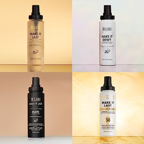 Milani Setting Spray + Primer, Make It Last Dewy - Dewy Finish Moisturizing Formula for Glow on the Go, Setting Spray for ...