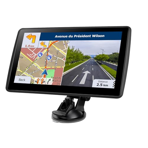 7-Inch GPS Navigator for Car Truck RV with 2026 Maps, Free Lifetime Updates, Voice Guidance, Speed and Red Light Warning, ...