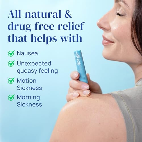 Allclair Nausea Relief Inhaler - Take Control of Motion Sickness, Morning Sickness, Medication, Stress - Fast, Natural, Dr...