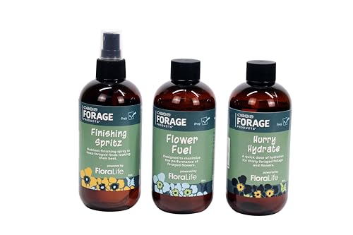 Oasis Forage Hurry Hydrate Treatment for Fresh Cut Flowers, Ready to Use Formula, 8 oz