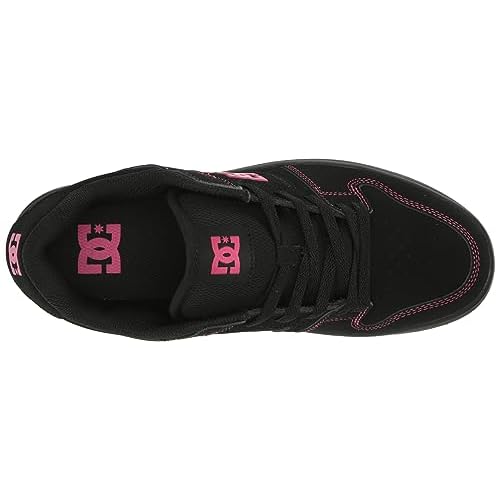 DC Women's Manteca 4 Low Skate Shoe, Battleship/Crazy Pink, 7