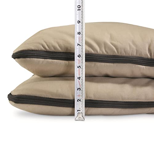 Guide Gear Canvas Hunter 0-Degree Double Sleeping Bag for Adults and Kids 2-Person Warm Winter Cold Weather Lightweight Po...