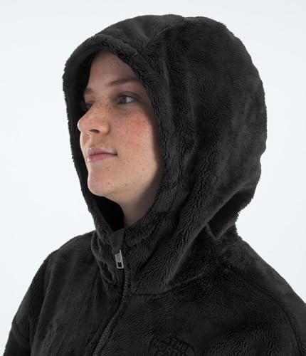 THE NORTH FACE Girls' Osito Full Zip Hoodie | Fleece Hooded Jacket With Hand Pockets & Durable Ribbed Collar