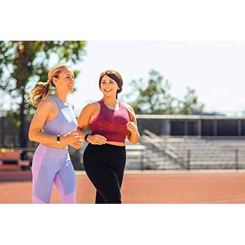 Fitbit Inspire HR Heart Rate and Fitness Tracker With S and L Bands, White, One Size, 1 Count