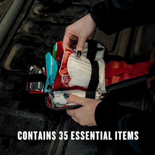 MY MEDIC TFAK Trauma First Aid Kit - Emergency Medical Rescue Gear Bag & Tactical Survival Supplies for Hunting, Hiking, C...