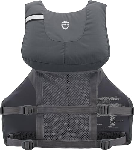 NRS Chinook Fishing Life Jacket for Fishing | Adult USCG Type III PFD | Mesh Back Front Zip Vest with Pockets for Rafting,...