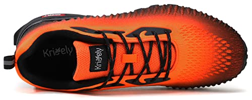 Kricely Men's Trail Running Shoes Fashion Walking Hiking Sneakers for Men Tennis Cross Training Shoe Outdoor Snearker Mens...