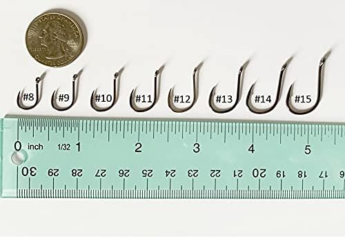 Angler's Grotto Octopus Hook | 25/50 Count Per Pack | Freshwater Saltwater Fishing Hooks | High Carbon Steel Extra Strengt...