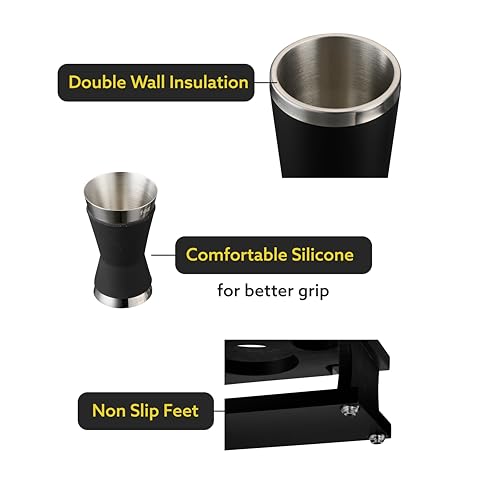 Excellent Grip Mixology Bartender Kit - Drink Mixer Set with All Essential Bar Accessories - Premium Bar Tool Set for The ...