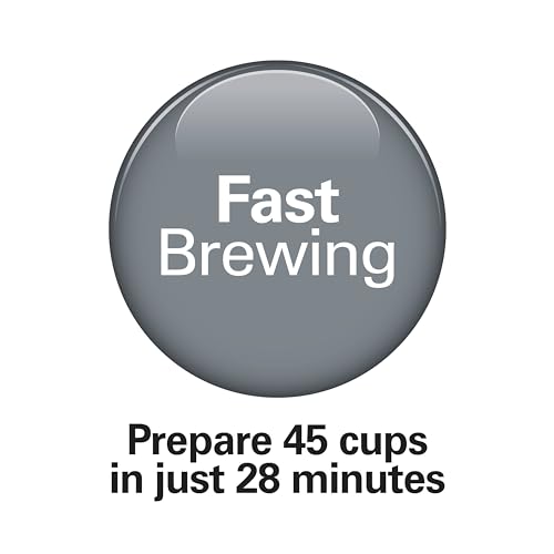 Hamilton Beach 45 Cup Fast Brew Coffee Urn and Hot Beverage Dispenser, 40521