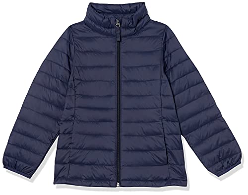 Amazon Essentials girls Lightweight Water-Resistant Packable Mock Puffer Jacket