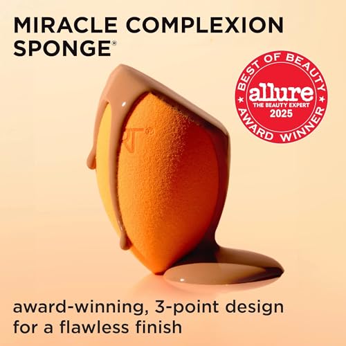 Real Techniques Miracle Complexion Beauty Sponge Makeup Blender, Set of 4