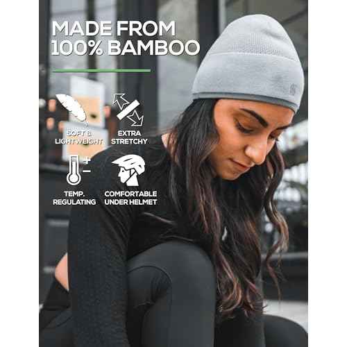 SAAKA Bamboo Beanie Hat & Skull Cap. Soft & Lightweight. Running, Snow Sports. for Men & Women