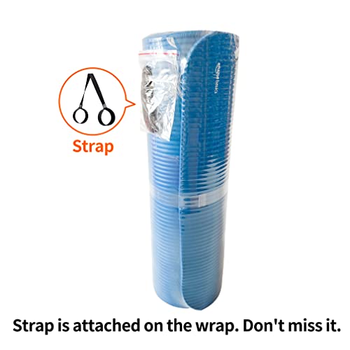 Amazon Basics 1/2 Inch Extra Thick Exercise Yoga Mat with Carrying Strap, Cushioned Support, for Fitness and Gym Workouts, Blue