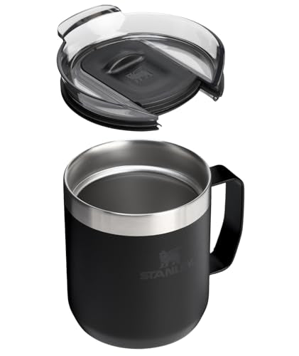 STANLEY Everyday Camp Mug | Drink Through Lid | Cup for Coffee, Tea and Drinks | Insulated Stainless Steel Coffee Mug | BP...