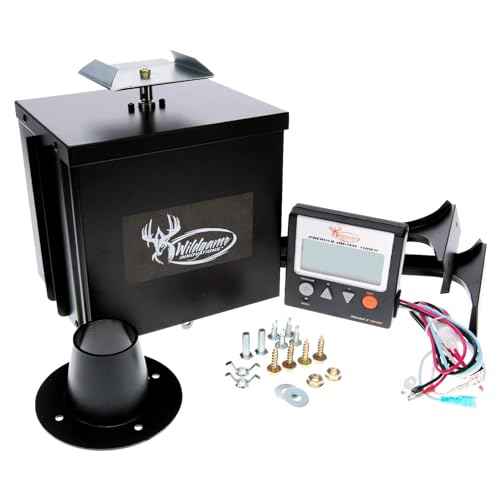 WILDGAME INNOVATIONS Trophy Hunter 6V Digital Feeder Kit , Weather-Resistant Durable Easy-to-Use Digital Power Control Unit for Hunting Game Feeder