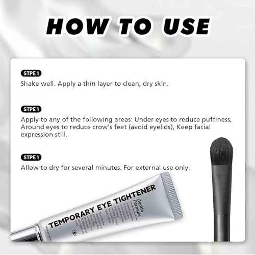 Perfection Eye Tightener 1-Pack ? Instant Firming Primer with Applicator Brush ? Ultimate Lift & Smooth Finish
