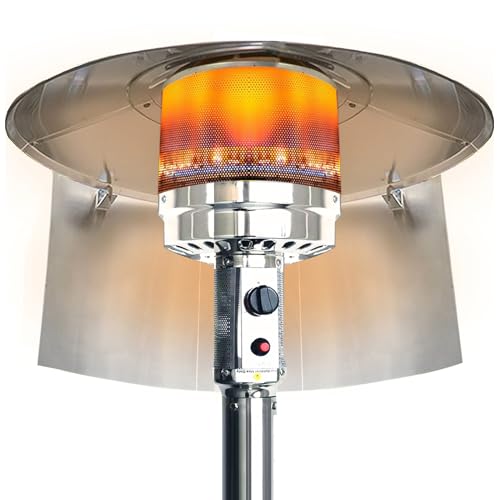 Outdoor Heaters for Patio Heater Reflector Shield Heat Shield,Portable Foldable Heat Deflector Heater Shield for Outdoor H...