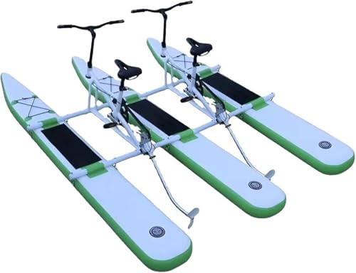 SICWEDIM Inflatable Fishing Boat Inflatable Pedal Boat, Lake Inflatable Bike, Pedal Kayak Pedal Bike Boat Enjoy Water and ...