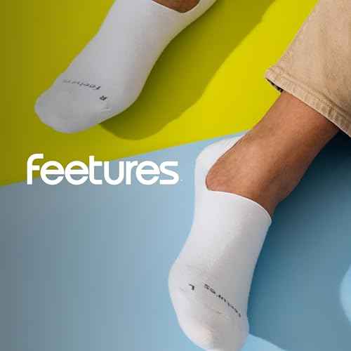 Feetures unisex-adult Elite Invisible Light Cushion 3-pair Pack