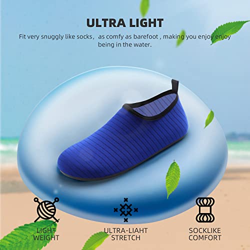 Water Shoes for Women Men Quick-Dry Aqua Socks Swim Beach Barefoot Yoga Exercise Wear Sport Accessories Pool Camping Must ...