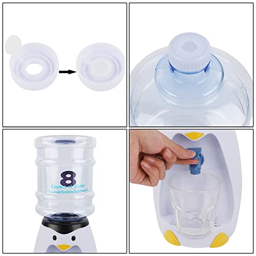 YOFIT 2.5 Liters Mini Water Dispenser 8 Glasses Water Dispenser Penguin Style