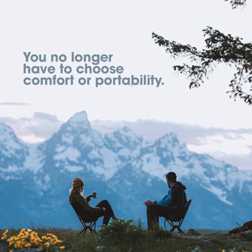 CLIQ Portable Chair Version 1.0 - Lightweight Folding Chair for Camping - Supports 300 Lbs - Perfect for Outdoor Adventure...