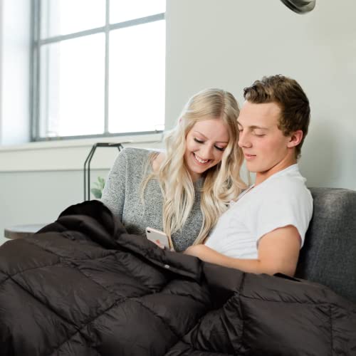 KingCamp Puffy Blankets for Cold Weather Camping, Warm Down Alternative Outdoors Indoors Quilt, Lightweight Compact Packab...
