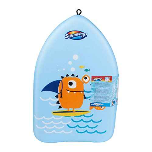SwimWays Value pack, Fish Face Guppy Goggles ,Soft Swimmies, and Sea Monster Kick Trainer, Learn to Swim Kickboard