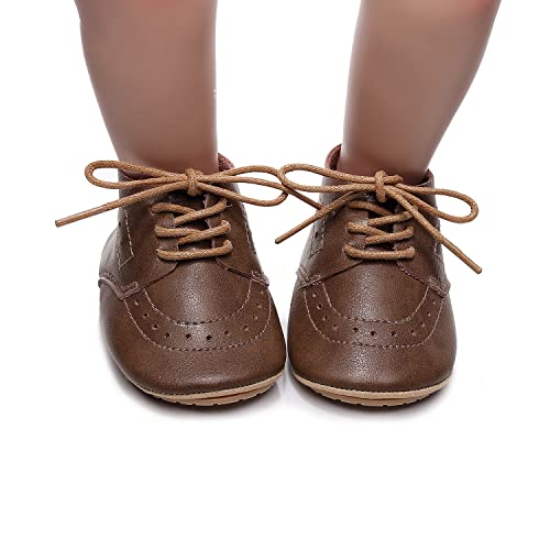 Greceen Infant Baby Boys Girls Leather Loafers Comfort Oxford Dress Wedding Shoes First Walker Outdoor Shoes Crib Shoes