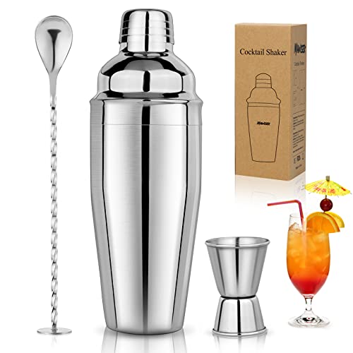 25oz Cocktail Shaker Set Martini Shaker Set Bartender Set with Margarita Mixer Drink Shaker, Measuring Jigger and Mixing S...