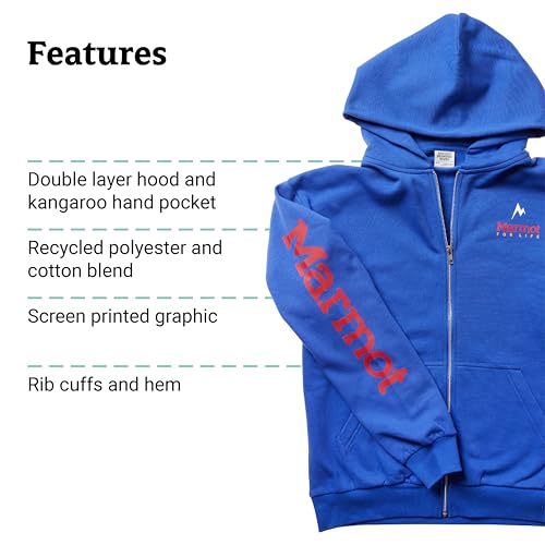 MARMOT mens for Life Full Zip Hoody